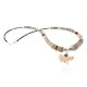 Navajo .925 Sterling Silver Graduated Melon Shell and Jasper Native American Necklace 790101-15 Navajo .925 Sterling Silver Graduated Melon Shell and Jasper Native American Necklace 790101-15