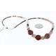 Certified Authentic Navajo .925 Sterling Silver Graduated Melon Shell and Jasper Turquoise Native American Necklace 750113-11
