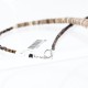 Certified Authentic Navajo .925 Sterling Silver Graduated Melon Shell and Jasper Turquoise Native American Necklace 750113-11