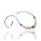 Certified Authentic Navajo .925 Sterling Silver Graduated Melon Shell and Lapis Turquoise Native American Necklace 15632-73