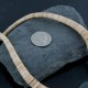 Certified Authentic Navajo .925 Sterling Silver Graduated Melon Shell and ST Turquoise Native American Necklace 15151-22
