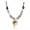 Certified Authentic Navajo .925 Sterling Silver Graduated Melon Shell and Turquoise Agate Native American Necklace 15427-7