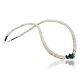 Certified Authentic Navajo .925 Sterling Silver Graduated Melon Shell and Turquoise Native American Necklace 15213-70
