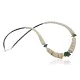 Navajo .925 Sterling Silver Graduated Melon Shell and Turquoise Native American Necklace 15383-20 Navajo .925 Sterling Silver Graduated Melon Shell and Turquoise Native American Necklace 15383-20