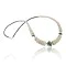 Navajo .925 Sterling Silver Graduated Melon Shell and Turquoise Native American Necklace 15383-27