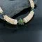 Navajo .925 Sterling Silver Graduated Melon Shell and Turquoise Native American Necklace 15383-27