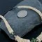 Navajo .925 Sterling Silver Graduated Melon Shell and Turquoise Native American Necklace 15383-27