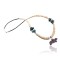 Certified Authentic Navajo .925 Sterling Silver Graduated Melon Shell and Turquoise Native American Necklace 15552-12