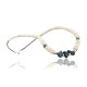 Certified Authentic Navajo .925 Sterling Silver Graduated Melon Shell and Turquoise Native American Necklace 15554-36