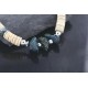 Certified Authentic Navajo .925 Sterling Silver Graduated Melon Shell and Turquoise Native American Necklace 15554-36