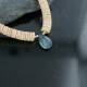 Certified Authentic Navajo .925 Sterling Silver Graduated Melon Shell and Turquoise Native American Necklace 15562-9