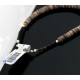 Certified Authentic Navajo .925 Sterling Silver Graduated Melon Shell and Turquoise Native American Necklace 15778-25