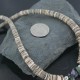 Certified Authentic Navajo .925 Sterling Silver Graduated Melon Shell and Turquoise Native American Necklace 18108-29