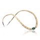 Certified Authentic Navajo .925 Sterling Silver Graduated Melon Shell and Turquoise Native American Necklace 370887790736