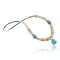 Certified Authentic Navajo .925 Sterling Silver Graduated Melon Shell and Turquoise Native American Necklace 370902827823
