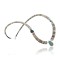 Certified Authentic Navajo .925 Sterling Silver Graduated Melon Shell and Turquoise Native American Necklace 370924736334