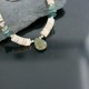 Certified Authentic Navajo .925 Sterling Silver Graduated Melon Shell and Turquoise Native American Necklace 370962153033