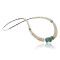 Certified Authentic Navajo .925 Sterling Silver Graduated Melon Shell and Turquoise Native American Necklace 370964193631