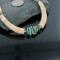 Certified Authentic Navajo .925 Sterling Silver Graduated Melon Shell and Turquoise Native American Necklace 370964193631