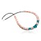 Certified Authentic Navajo .925 Sterling Silver Graduated Melon Shell and Turquoise Native American Necklace 390645813562