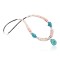 Certified Authentic Navajo .925 Sterling Silver Graduated Melon Shell and Turquoise Native American Necklace 390658355537