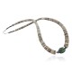 Certified Authentic Navajo .925 Sterling Silver Graduated Melon Shell and Turquoise Native American Necklace 390677333160