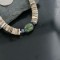Certified Authentic Navajo .925 Sterling Silver Graduated Melon Shell and Turquoise Native American Necklace 390677333160