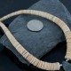 Certified Authentic Navajo .925 Sterling Silver Graduated Melon Shell and Turquoise Native American Necklace 390683075556