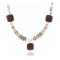 Navajo .925 Sterling Silver Graduated Melon Shell and Turquoise Native American Necklace 790101-19