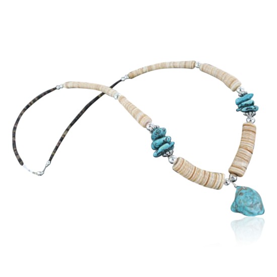 Certified Authentic Navajo .925 Sterling Silver Graduated Melon Shell Native American Necklace 390682181724 Certified Authentic Navajo .925 Sterling Silver Graduated Melon Shell Native American Necklace 390682181724