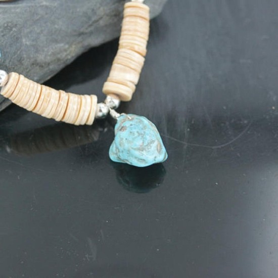 Certified Authentic Navajo .925 Sterling Silver Graduated Melon Shell Native American Necklace 390682181724 Certified Authentic Navajo .925 Sterling Silver Graduated Melon Shell Native American Necklace 390682181724