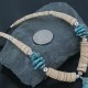 Certified Authentic Navajo .925 Sterling Silver Graduated Melon Shell Native American Necklace 390682181724 Certified Authentic Navajo .925 Sterling Silver Graduated Melon Shell Native American Necklace 390682181724