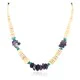 Navajo .925 Sterling Silver Graduated Melon Shell Turquoise and Amethyst Native American Necklace 25249-2 Navajo .925 Sterling Silver Graduated Melon Shell Turquoise and Amethyst Native American Necklace 25249-2