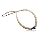 Navajo .925 Sterling Silver Graduated Spiny and Amethyst Native American Necklace 750100-51