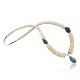 Certified Authentic Navajo .925 Sterling Silver Graduated Spiny and Turquoise Native American Necklace 18101-19