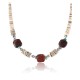 Certified Authentic Navajo .925 Sterling Silver Graduated Spiny and Turquoise Native American Necklace 790101-20