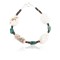 Certified Authentic Navajo .925 Sterling Silver GREEN WHITE Turquoise Native American Bracelet 371011552656