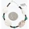 Navajo .925 Sterling Silver GREEN WHITE Turquoise Native American Bracelet 371011552656 Navajo .925 Sterling Silver GREEN WHITE Turquoise Native American Bracelet 371011552656