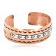 Certified Authentic Navajo .925 Sterling Silver Handmade Arrow head Feather Native American Pure Copper Bracelet 13097-15 Certified Authentic Navajo .925 Sterling Silver Handmade Arrow head Feather Native American Pure Copper Bracelet 13097-15