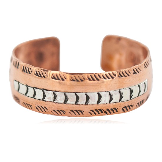 Certified Authentic Navajo .925 Sterling Silver Handmade Horse Native American Pure Copper Bracelet 92005-18 Certified Authentic Navajo .925 Sterling Silver Handmade Horse Native American Pure Copper Bracelet 92005-18
