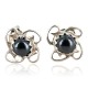 Certified Authentic Navajo .925 Sterling Silver Hematite Stud Native American Earrings 371131181916 Certified Authentic Navajo .925 Sterling Silver Hematite Stud Native American Earrings 371131181916
