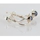 Certified Authentic Navajo .925 Sterling Silver Hematite Stud Native American Earrings 390910913394
