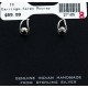 Certified Authentic Navajo .925 Sterling Silver Hematite Stud Native American Earrings 390910913394