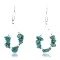 Navajo .925 Sterling Silver Hooks and Turquoise Native American Earrings 371041109620 Navajo .925 Sterling Silver Hooks and Turquoise Native American Earrings 371041109620