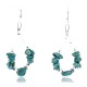 Certified Authentic Navajo .925 Sterling Silver Hooks and Turquoise Native American Earrings 371041109620