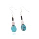 Certified Authentic Navajo .925 Sterling Silver Hooks Dangle Natural Turquoise Quartz Native American Earrings 18106-41 Certified Authentic Navajo .925 Sterling Silver Hooks Dangle Natural Turquoise Quartz Native American Earrings 18106-41