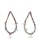Certified Authentic Navajo .925 Sterling Silver Hooks Natural AJAX and Turquoise Native American Earrings 371001774076