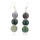 Certified Authentic Navajo .925 Sterling Silver Hooks Natural Jasper Native American Earrings 18072-52