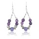 Certified Authentic Navajo .925 Sterling Silver Hooks Natural Sugilite Native American Earrings 370962554849