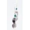 Navajo .925 Sterling Silver Hooks Natural Turquoise Amethyst Native American Earrings 390813107762